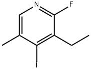 3-Ethyl-2-fluoro-4-iodo-5-methylpyridine Struktur