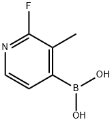 2-fluoro-3-Methylpyridin-4-ylboronic acid Struktur