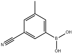 3-cyano-5-Methylphenylboronic acid Struktur