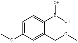 4-Methoxy-2-(MethoxyMethyl)phenylboronic acid Struktur