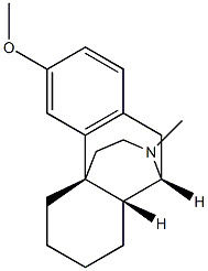 ent-14S-3-Methoxy-17-MethylMorphinan Struktur