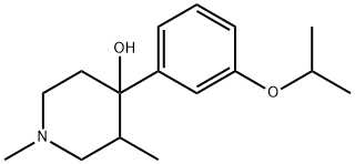 4-Piperidinol, 1,3-diMethyl-4-[3-(1-Methylethoxy)phenyl]- Struktur