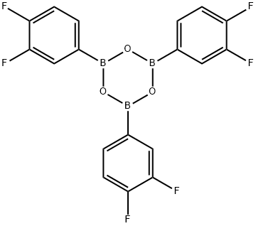 2,4,6-Tris(3,4-difluorophenyl)boroxin Struktur