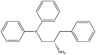 (S)-1-(diphenylphosphino)-3-phenylpropan-2-aMine Struktur