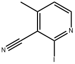 2-Iodo-4-Methyl-nicotinonitrile Struktur