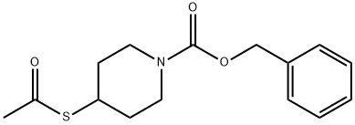 benzyl 4-(acetylthio)piperidine-1-carboxylate Struktur