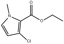 Ethyl 3-chloro-1-Methyl-1H-pyrrole-2-carboxylate Struktur