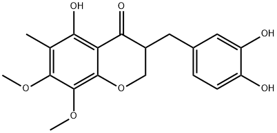 3-(2,4-Dihydroxybenzyl)-5-hydroxy
-7,8-diMethoxy-6-MethylchroMan-4-one|5-羥基-7,8-二甲氧基-6-甲基-3-(3',4'-二羥基芐基)色滿-4-酮