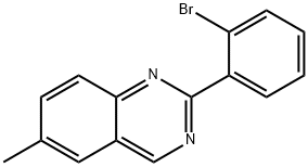 2-(2-BroMophenyl)-6-Methylquinazoline Struktur