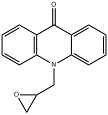 10-(Oxiran-2-ylMethyl)acridin-9(10H)-one Struktur