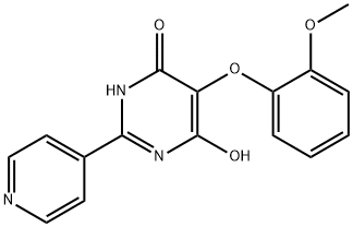 5-(2-Methoxyphenoxy)-2-(pyridin-4-yl)pyriMidine-4,6(1H,5H)-dione Struktur