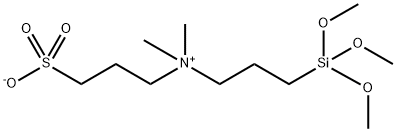 3-{[DIMETHYL(3-TRIMETHOXYSILYL)PROPYL]AMMONIO}PROPANE-1-SULFONATE, tech 95 Struktur