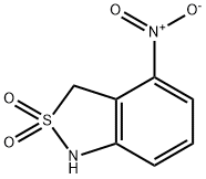 4-nitro-1,3-dihydro-2,1-benzisothiazole 2,2-dioxide Struktur