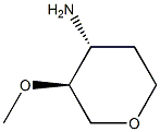 (3S,4R)-4-AMino-3-(Methoxy)tetrahydropyran Struktur