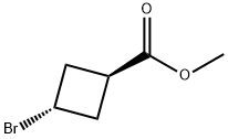 Methyl trans-3-broMocyclobutane-1-carboxylate Struktur