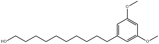 3,5-DiMethoxybenzenedecanol Struktur