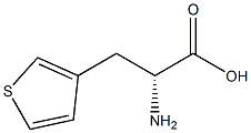 (R)-2-AMino-3-(thiophen-3-yl)propanoic acid Struktur