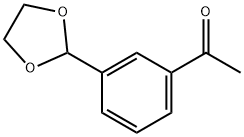 1-(3-(1,3-Dioxolan-2-yl)phenyl)ethanone Struktur