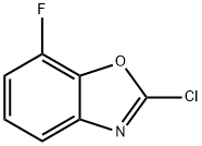 2-Chloro-7-fluorobenzo[d]oxazole Struktur