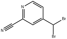 4-(DibroMoMethyl)picolinonitrile Struktur