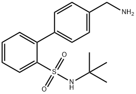 4'-(aMinoMethyl)-N-tert-butylbiphenyl-2-sulfonaMide Struktur