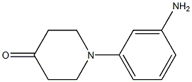 1-(3-aMinophenyl)piperidin-4-one Struktur