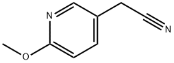 3-Pyridineacetonitrile,6-methoxy-(9CI) Struktur