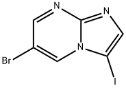 6-BroMo-3-iodo-iMidazo[1,2-a]pyriMidine Struktur