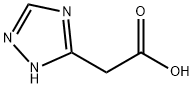 2-(1H-1,2,4-triazol-3-yl)acetic acid hydrochloride Struktur