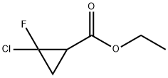 ethyl 2-chloro-2-fluorocyclopropanecarboxylate Structure