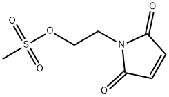 2-(2,5-dioxo-2,5-dihydro-1H-pyrrol-1-yl)ethyl Methanesulfonate Struktur