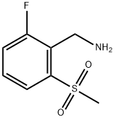 (2-fluoro-6-(Methylsulfonyl)phenyl)MethanaMine Struktur