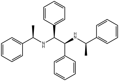 1S,2S-bis[(1R)-1-phenylethyl]-1,2-diphenyl-1,2-EthanediaMine Struktur