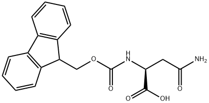 FMoc-DL-asparagine Struktur