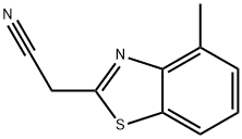 2-Benzothiazoleacetonitrile,4-methyl-(9CI) Struktur