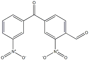 2-Nitro-4-(3-nitrobenzoyl)benzaldehyde Struktur