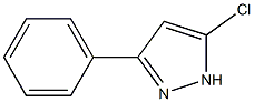 5-Chloro-3-phenyl-1H-pyrazole Struktur