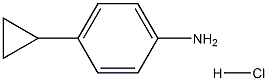 4-Cyclopropylaniline hydrochloride Struktur