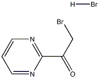 2-BroMo-1-(pyriMidin-2-yl)ethanone hydrobroMide Struktur