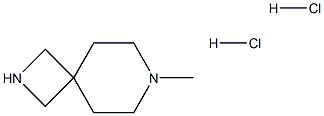 7-Methyl-2,7-diazaspiro[3.5]nonane dihydrochloride Struktur