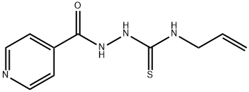 4-Pyridinecarboxylic acid, 2-[(2-propen-1-ylaMino)thioxoMethyl]hydrazide Struktur