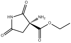 (R)-ethyl 3-aMino-2,5-dioxopyrrolidine-3-carboxylate Struktur