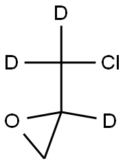 Oxirane-d,2-(chloroMethyl-d2) Struktur