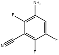 3-AMino-2,5,6-trifluorobenzonitrile Struktur