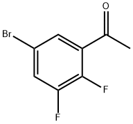 1-(5-bromo-2,3-difluorophenyl)ethanone Struktur