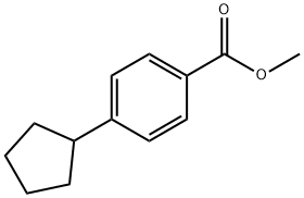 Methyl 4-cyclopentylbenzoate Struktur