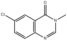 6-chloro-3-Methyl-4-quinazolinone Struktur