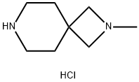 2-Methyl-2,7-diazaspiro[3.5]nonane dihydrochloride Struktur