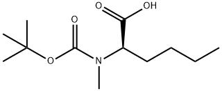 Boc-N-Methyl-D-norleucine Struktur