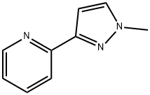 2-(1-Methyl-1H-pyrazol-3-yl)pyridine Struktur